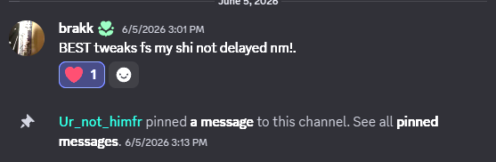Fresh Discord vouch screenshot